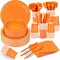 228PCS Orange Party Supplies(Orange)11.81 x 10.51 x 4.02 inches